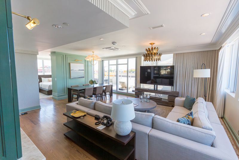 Charleston Hotel Rooms with Style - The Palmetto Hotel - Charleston Luxury Penthouse With Home Theater